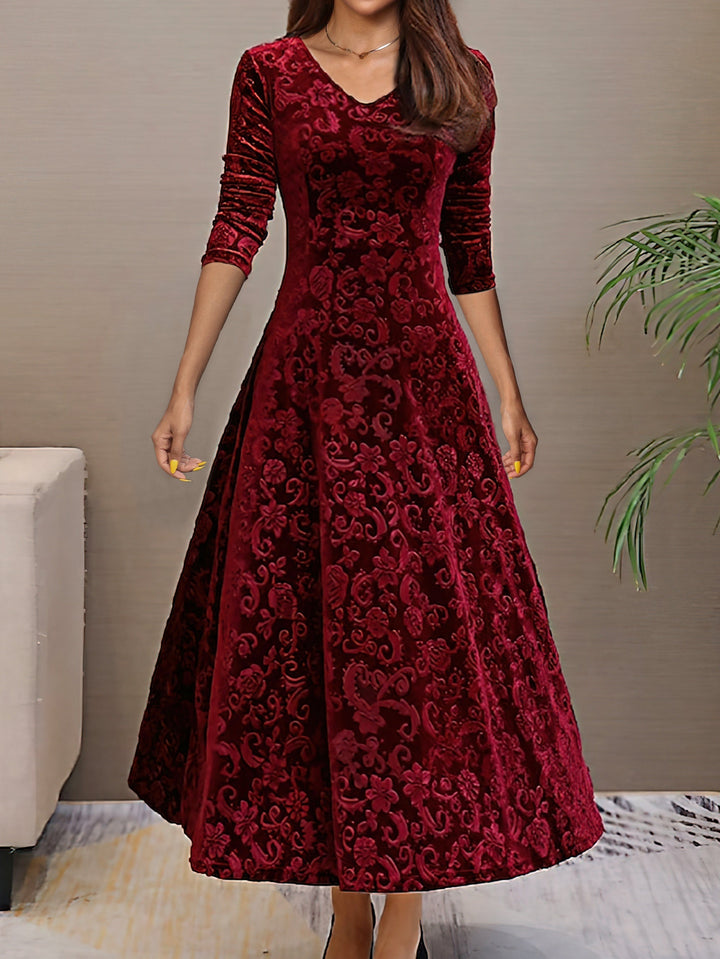 Cory™ | Holiday Velvet Elegance Dress