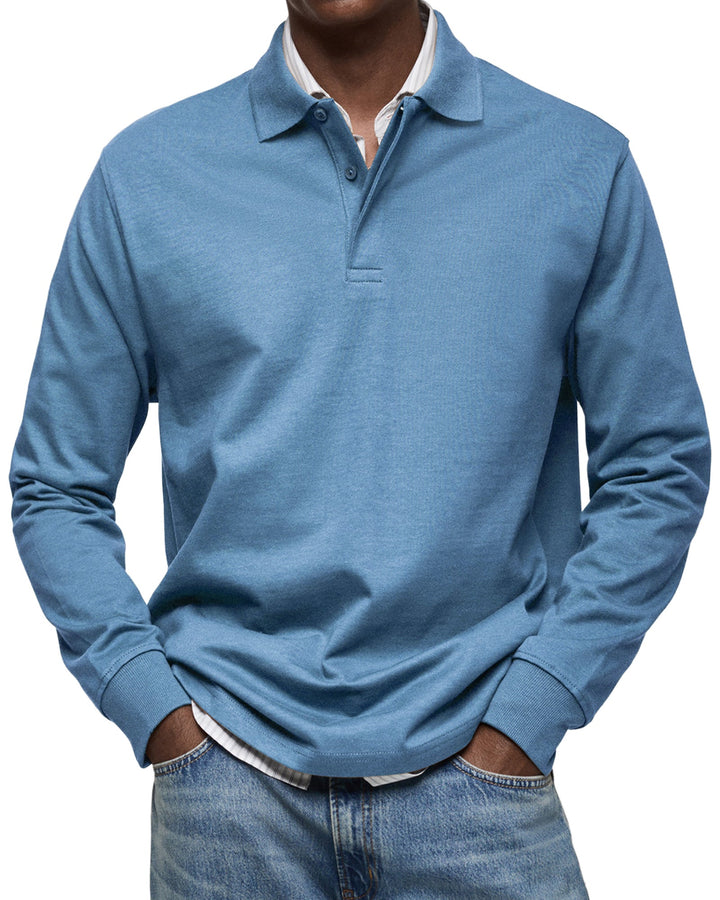 William™ | Classic Long Sleeve Polo Shirt