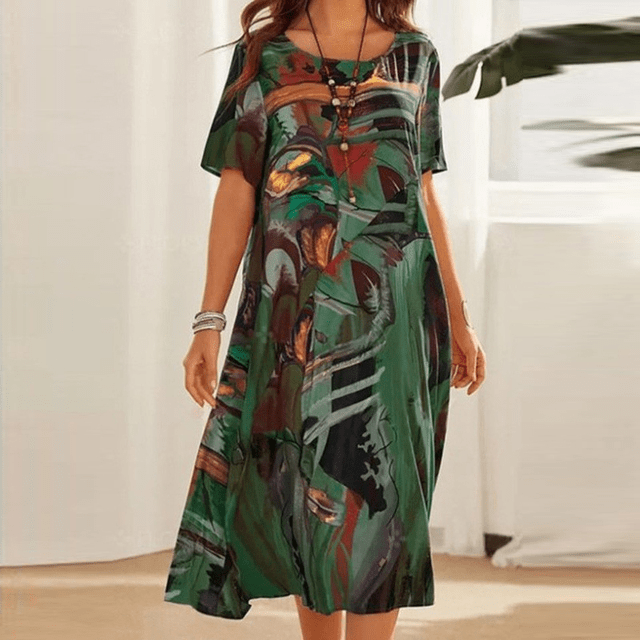 Yassi | Chic Printed Dress