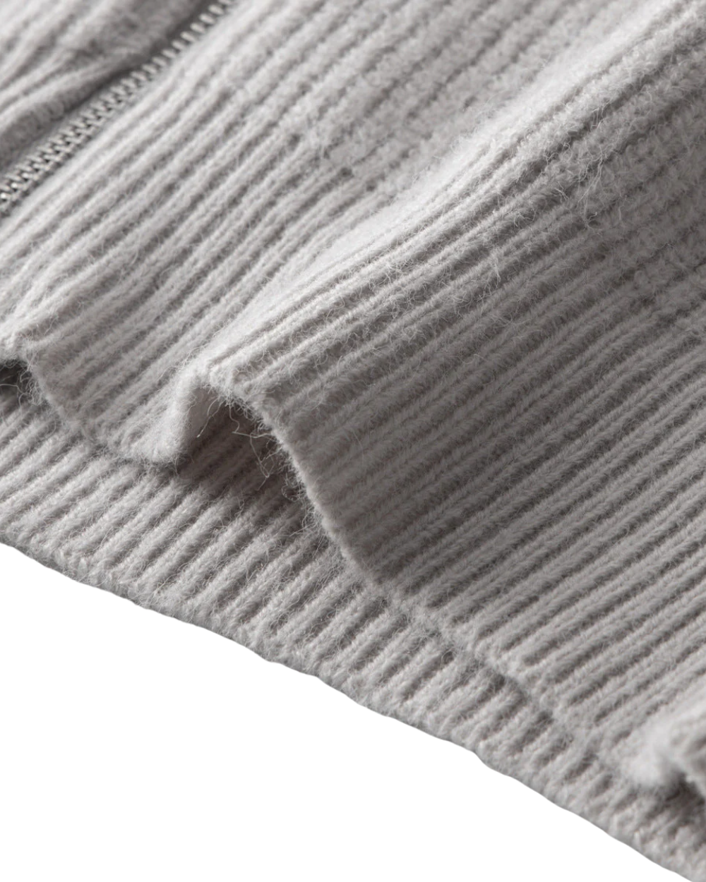 Finn - Merino Wool Zipped Cardigan