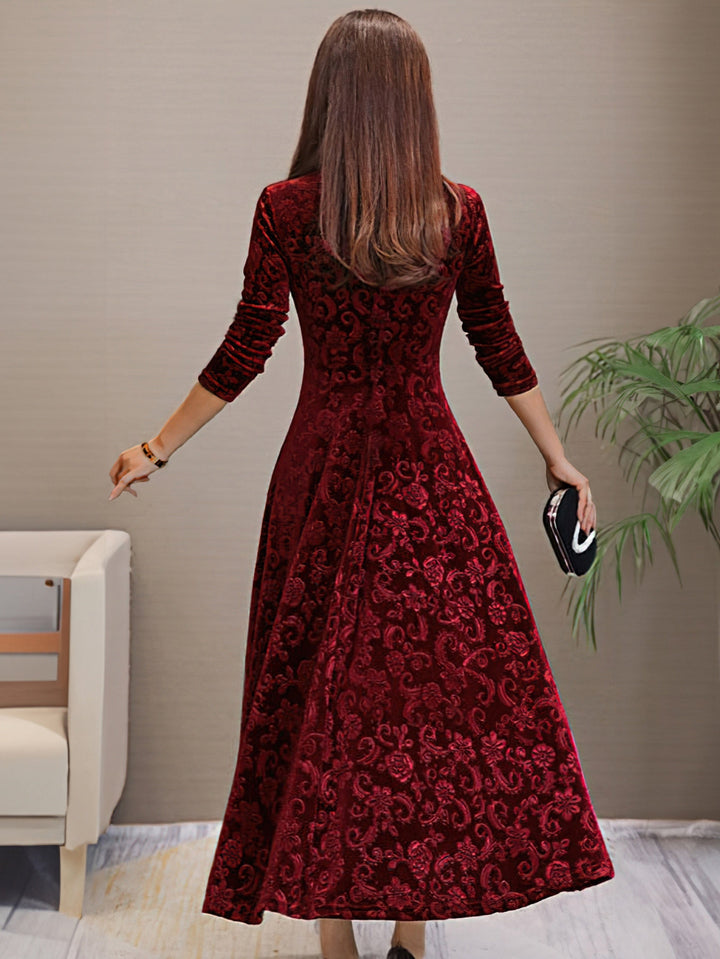 Cory™ | Holiday Velvet Elegance Dress