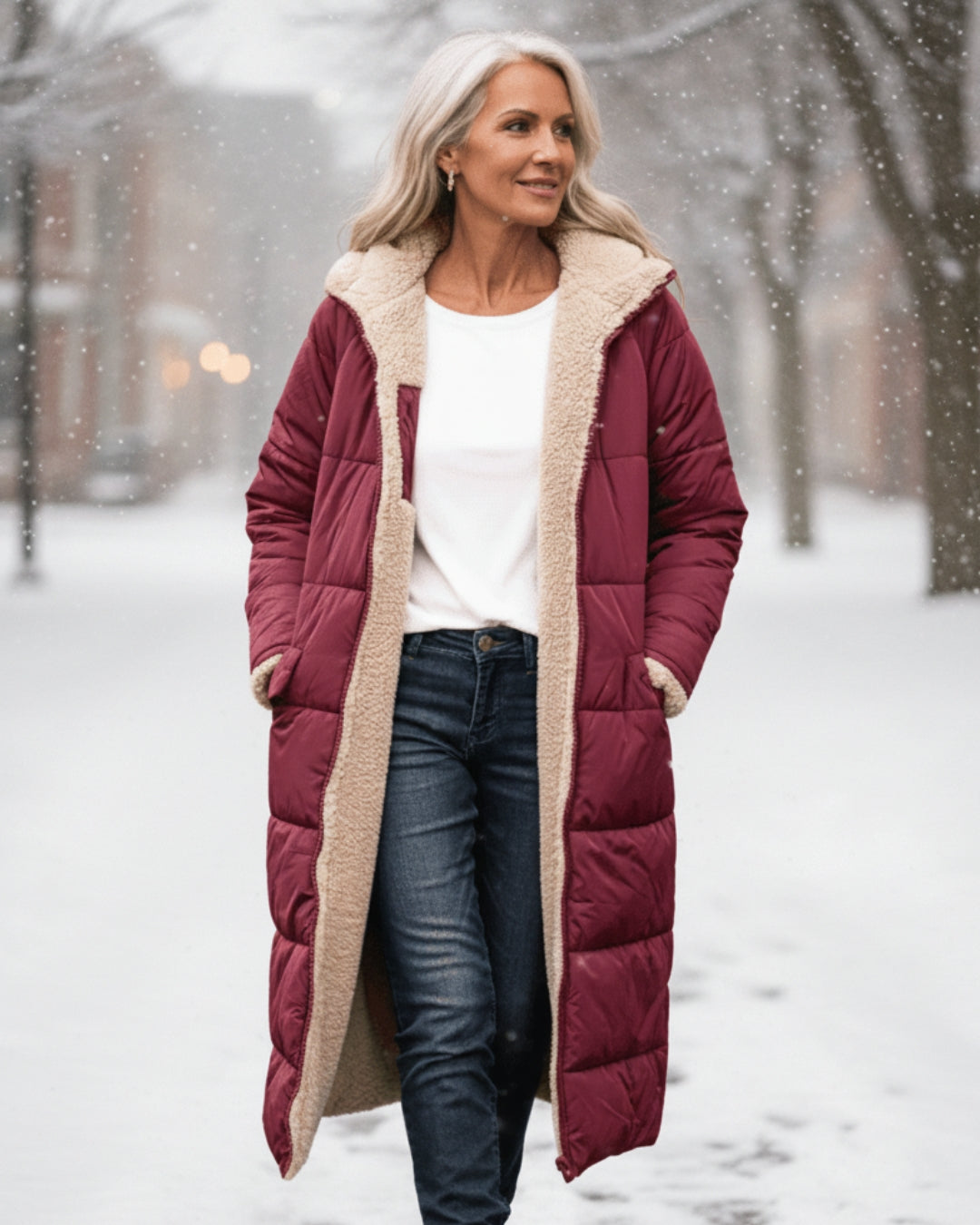Laura™ | Sherpa Winter Coat