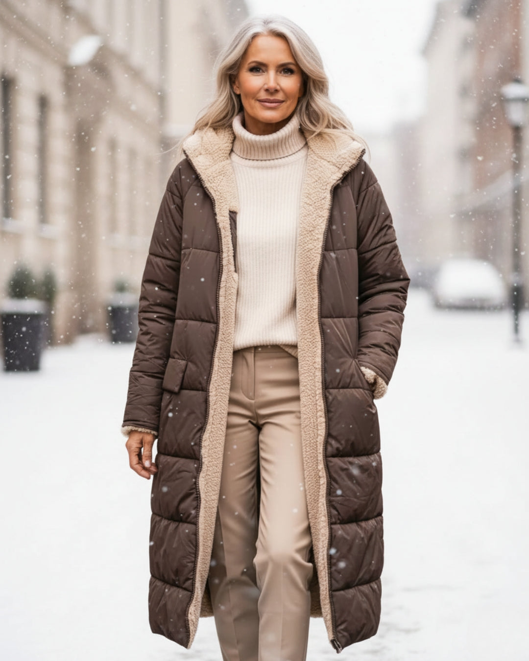 Laura™ | Sherpa Winter Coat