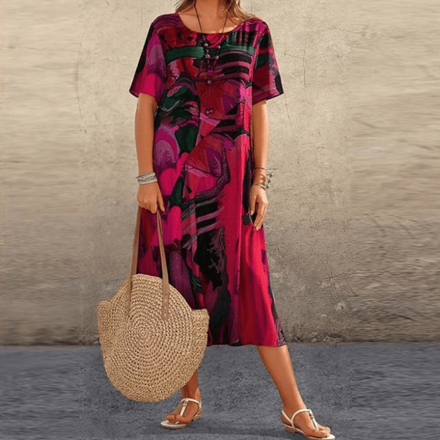 Yassi | Chic Printed Dress