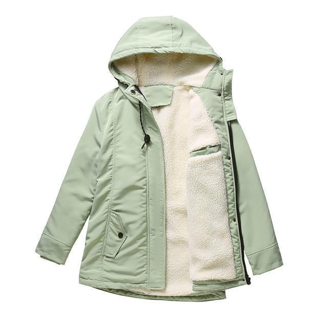 Cate™ | Cozy Quilted Winter Coat with Hood