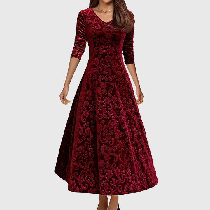 Cory™ | Holiday Velvet Elegance Dress