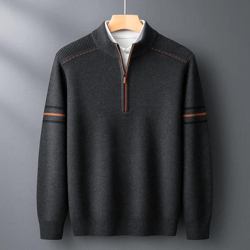 Elmer™ | Modern Half-Zip Sweater Ease