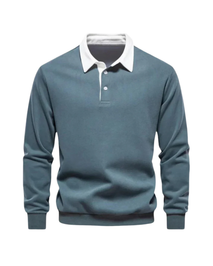 Adrian - Casual Polo Sweater