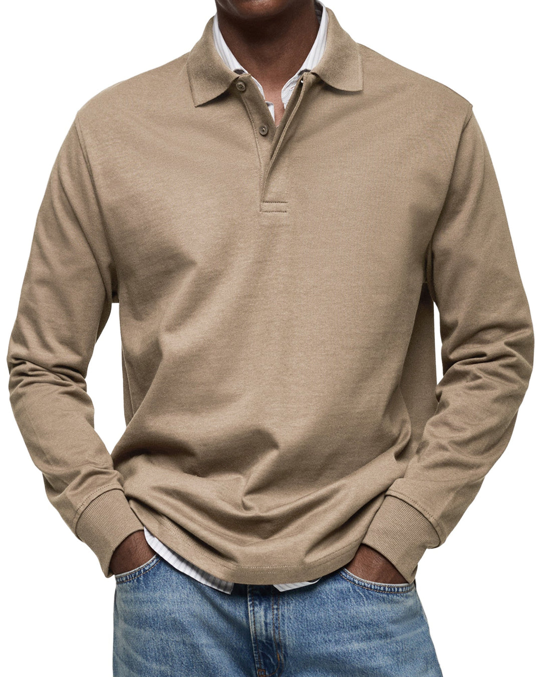 William™ | Classic Long Sleeve Polo Shirt