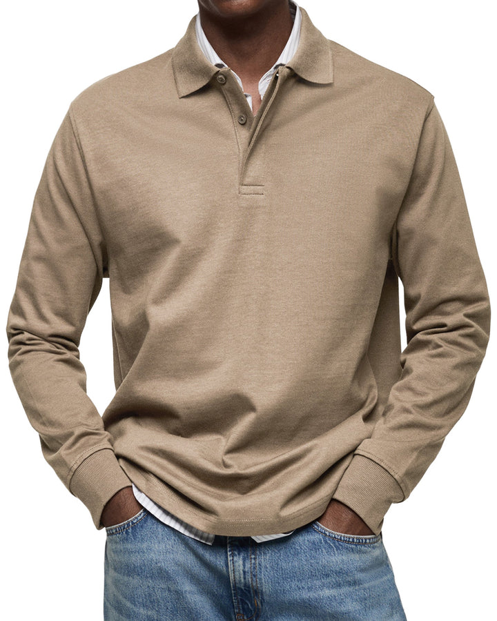 William™ | Classic Long Sleeve Polo Shirt