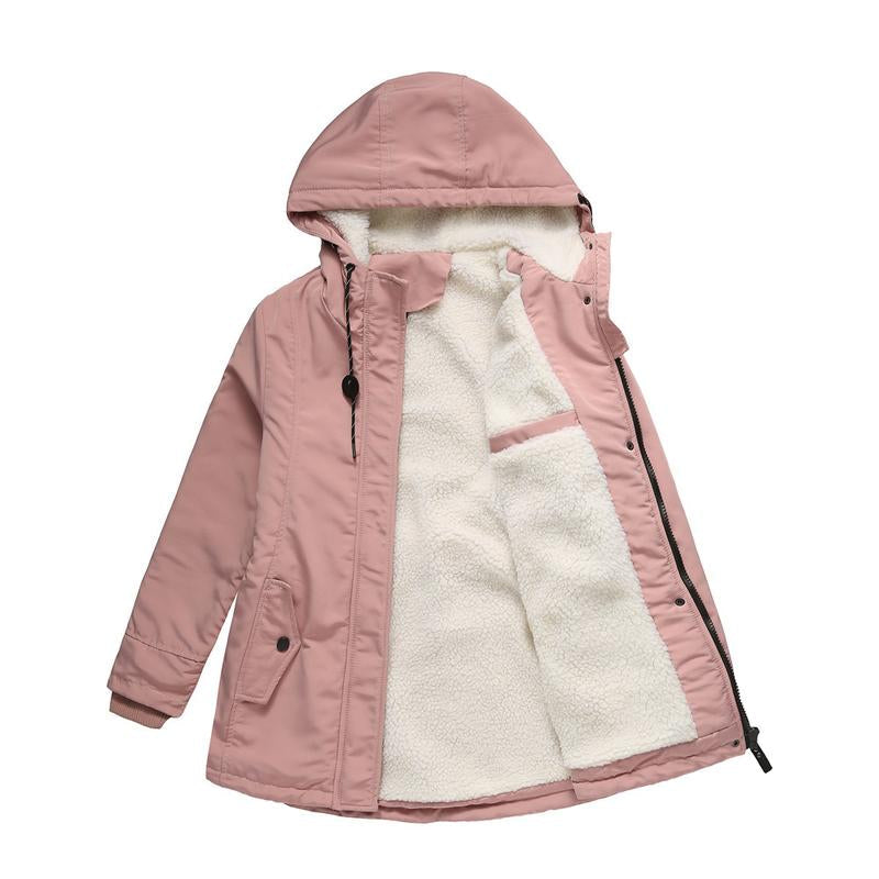 Cate™ | Cozy Quilted Winter Coat with Hood