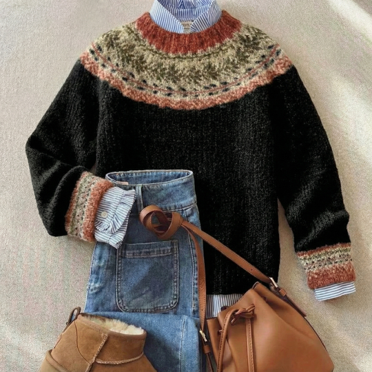 Hannah™ | Heritage Nordic Knit Sweater