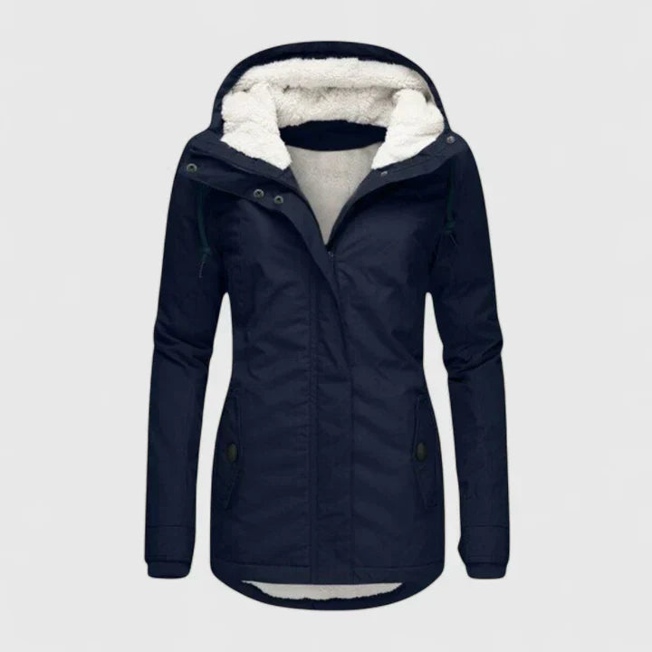Claire – Winter Jacket with Faux Fur Lining