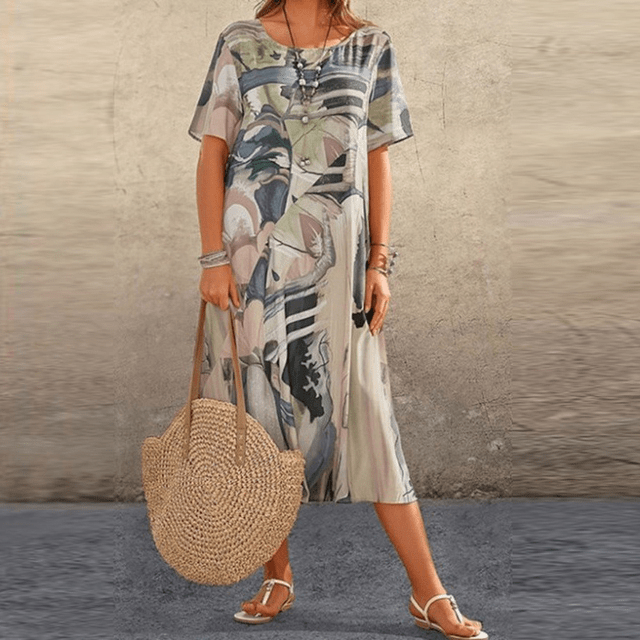Yassi | Chic Printed Dress