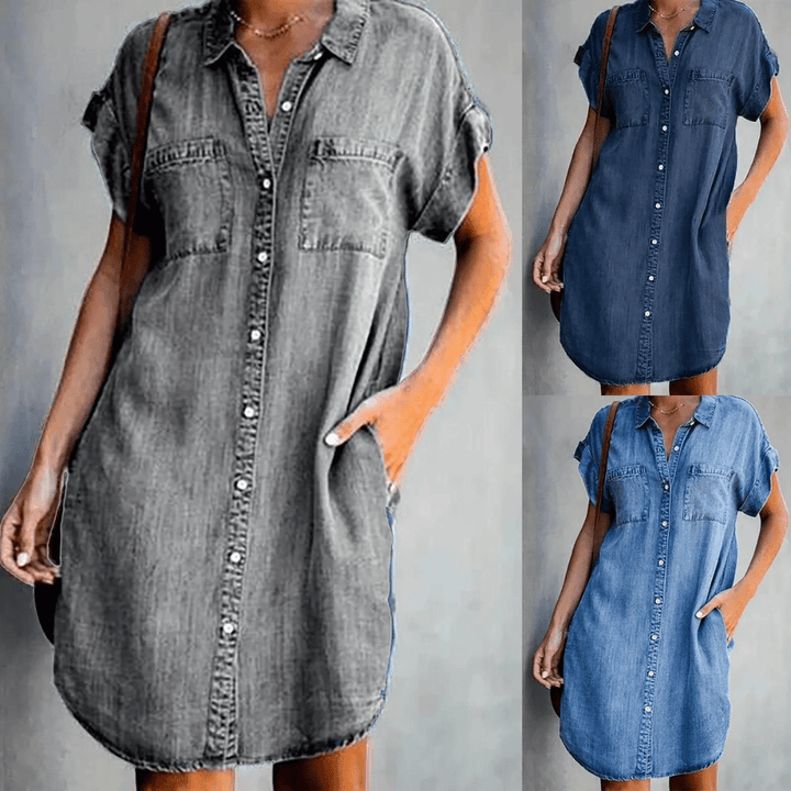 Simona - Elegant Tummy Covering Dress