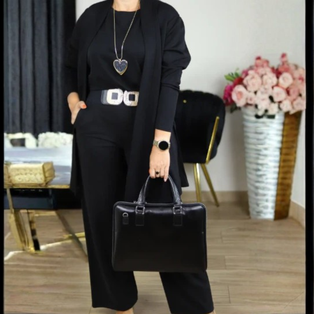 Edith™ | 3-Piece Set with Long Cardigan