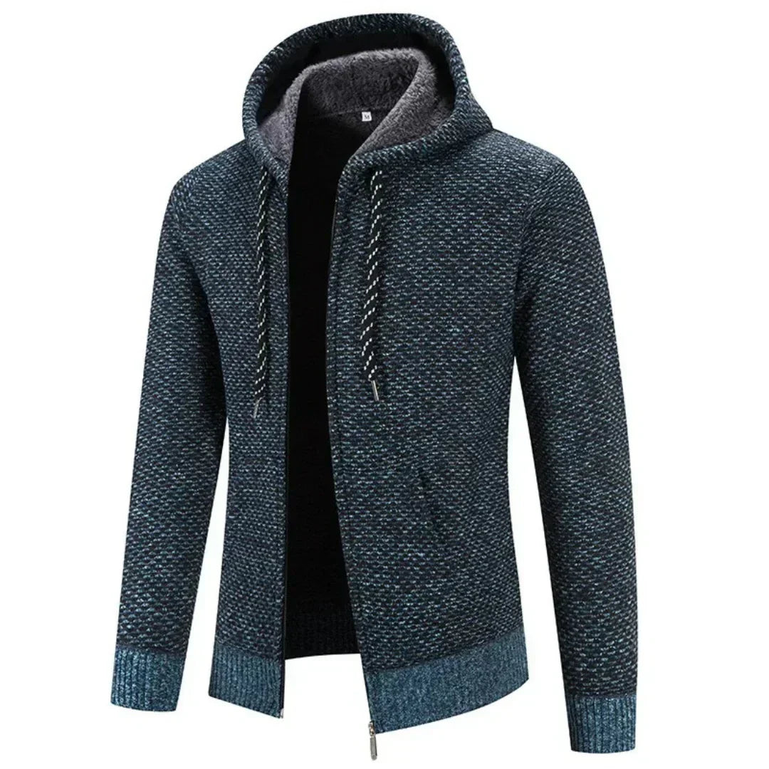 Matthew – Knitted Zip Hoodie