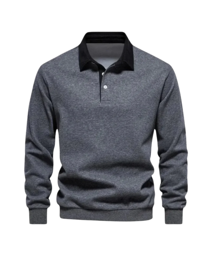 Adrian - Casual Polo Sweater
