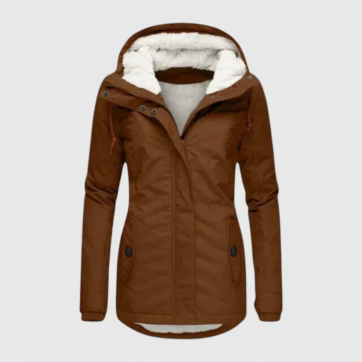 Claire – Winter Jacket with Faux Fur Lining