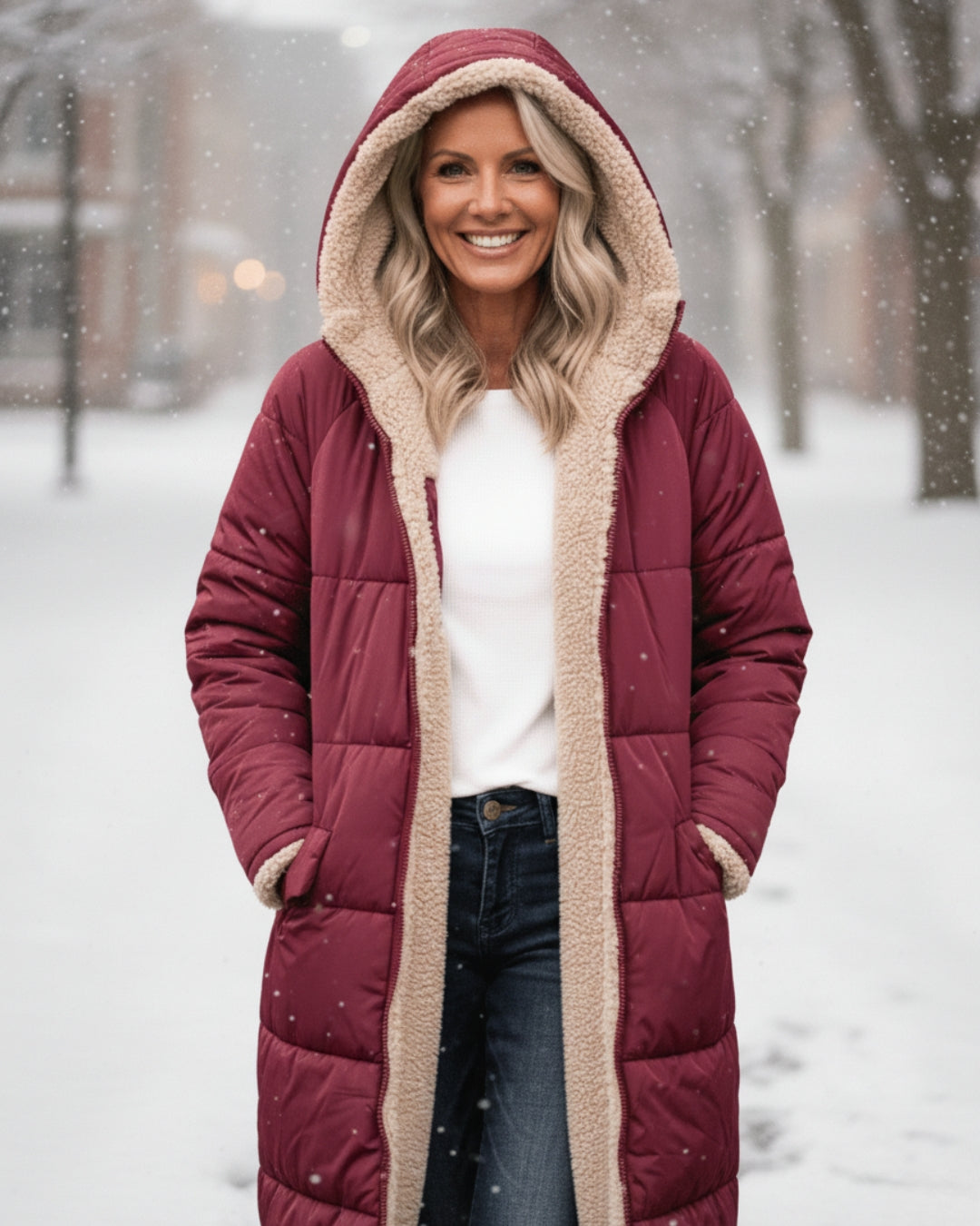 Laura™ | Sherpa Winter Coat
