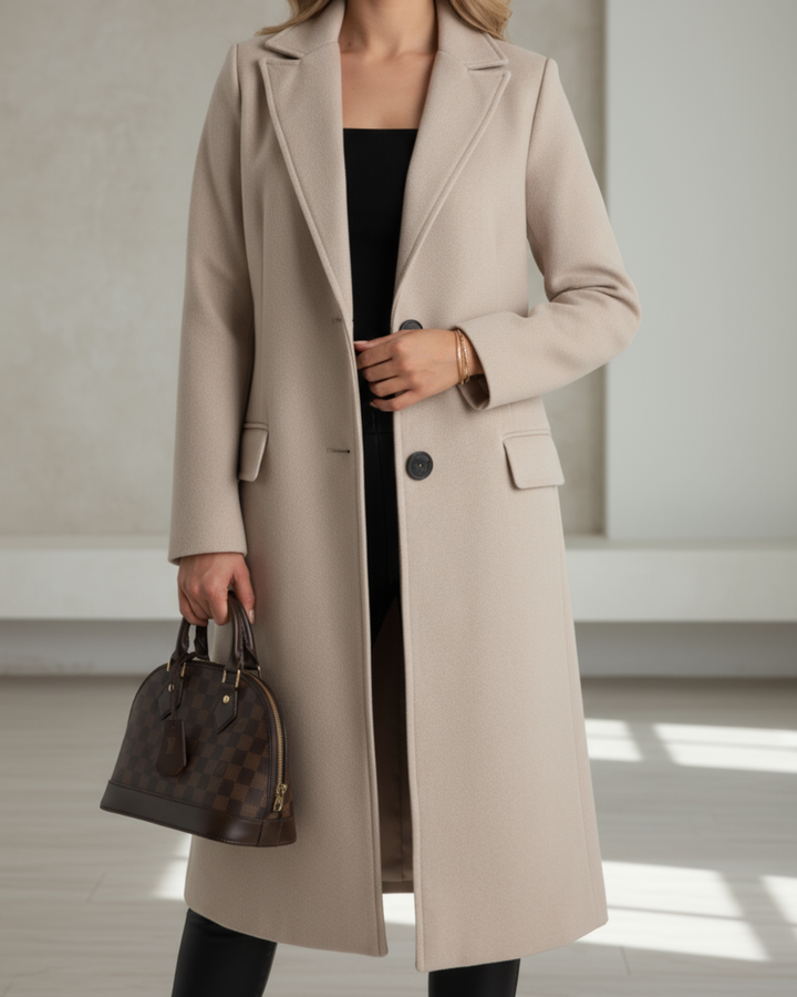 Jordynne™ | Elegant Long Wool Coat