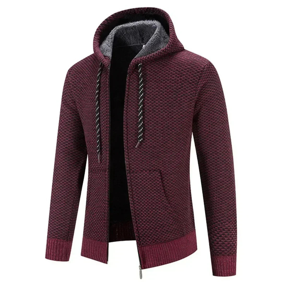Matthew – Knitted Zip Hoodie
