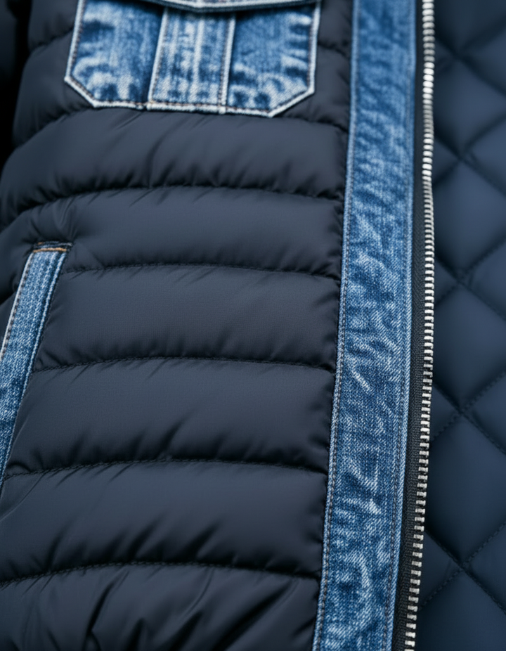 Jeffrey™ | Hybrid Quilted Denim Jacket