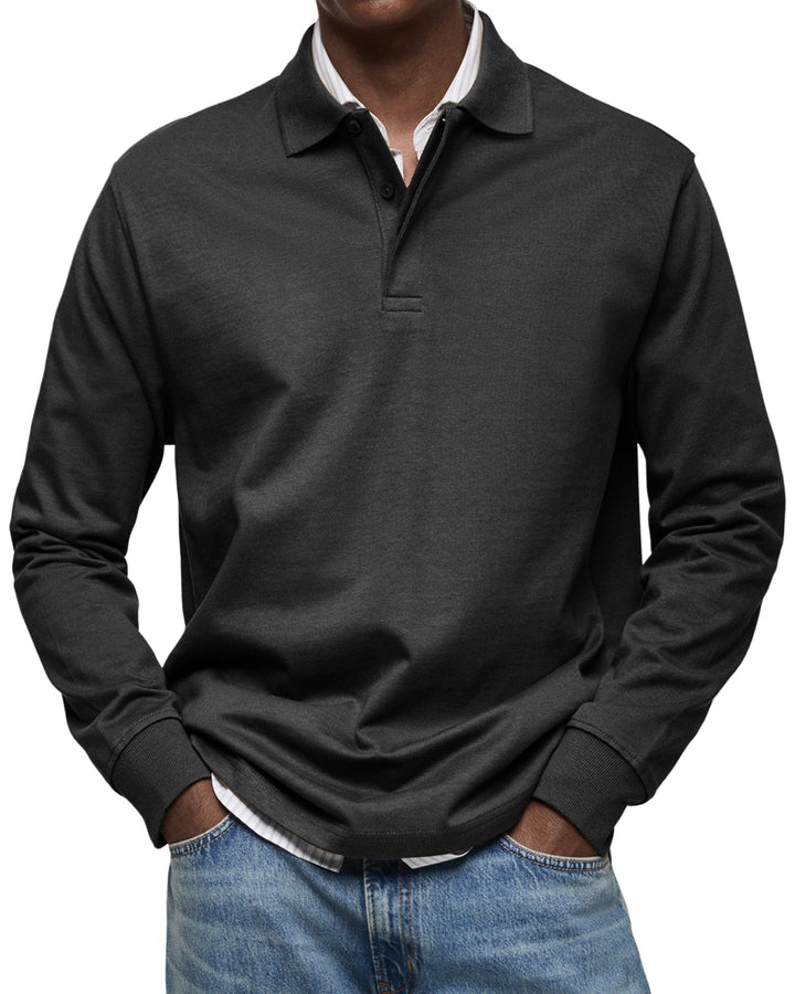 William™ | Classic Long Sleeve Polo Shirt