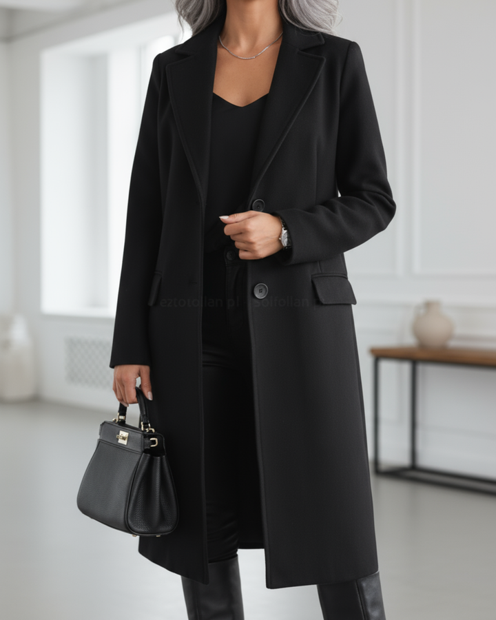 Jordynne™ | Elegant Long Wool Coat