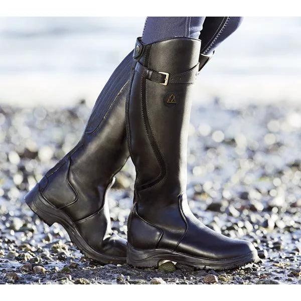 Jenna™ | Waterproof Leather Riding Boots