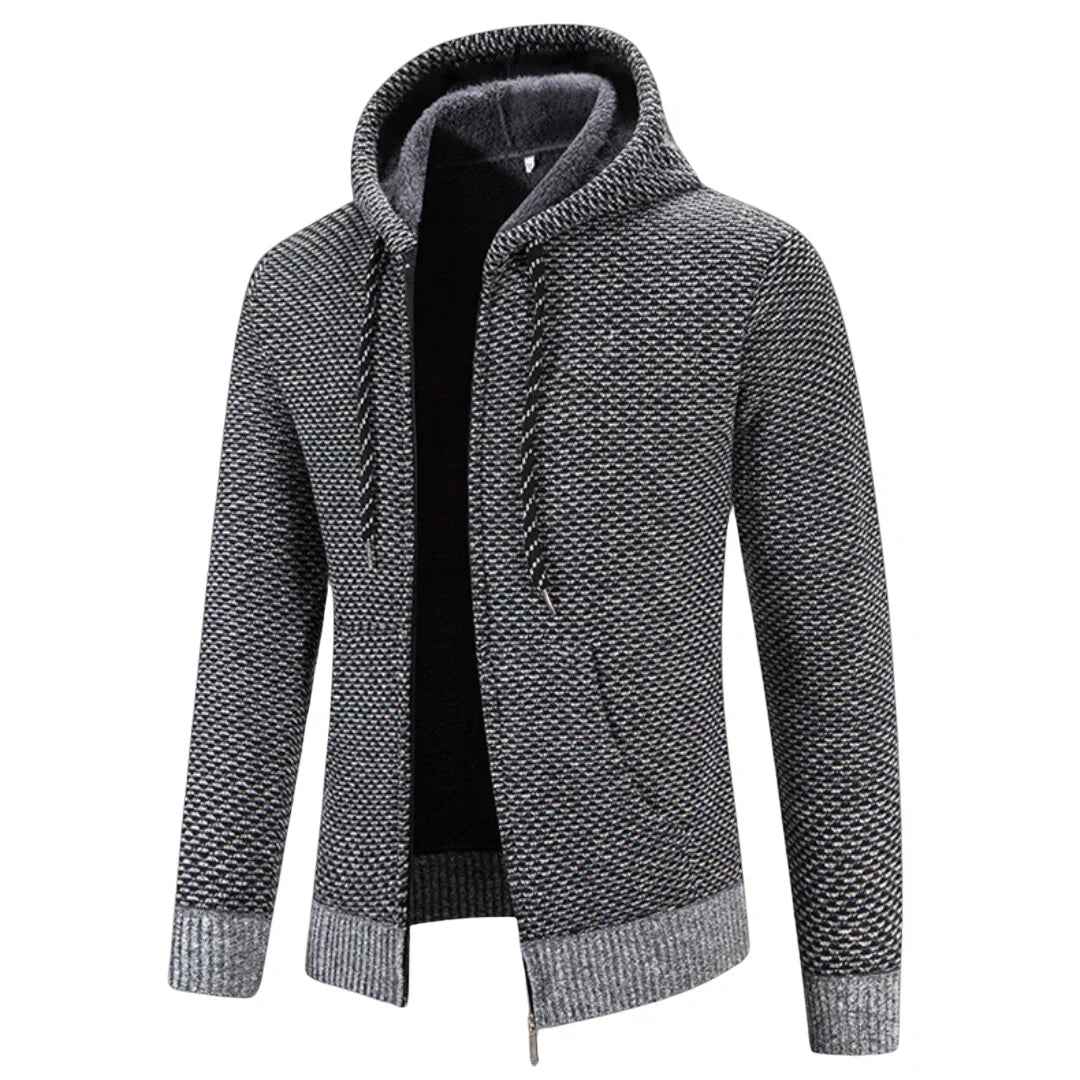 Matthew – Knitted Zip Hoodie
