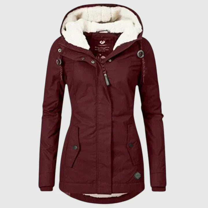 Claire – Winter Jacket with Faux Fur Lining