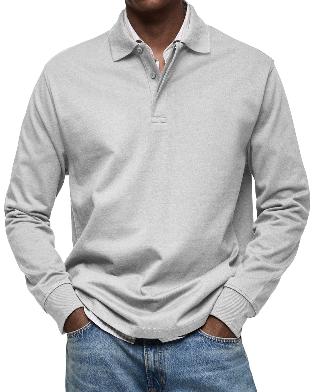 William™ | Classic Long Sleeve Polo Shirt