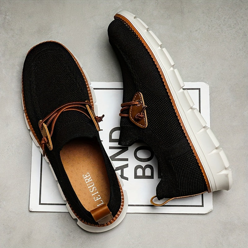 Justin – Casual Knit Loafers