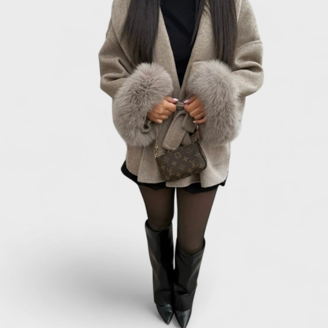 Naomi – Luxe Wool Wrap Coat