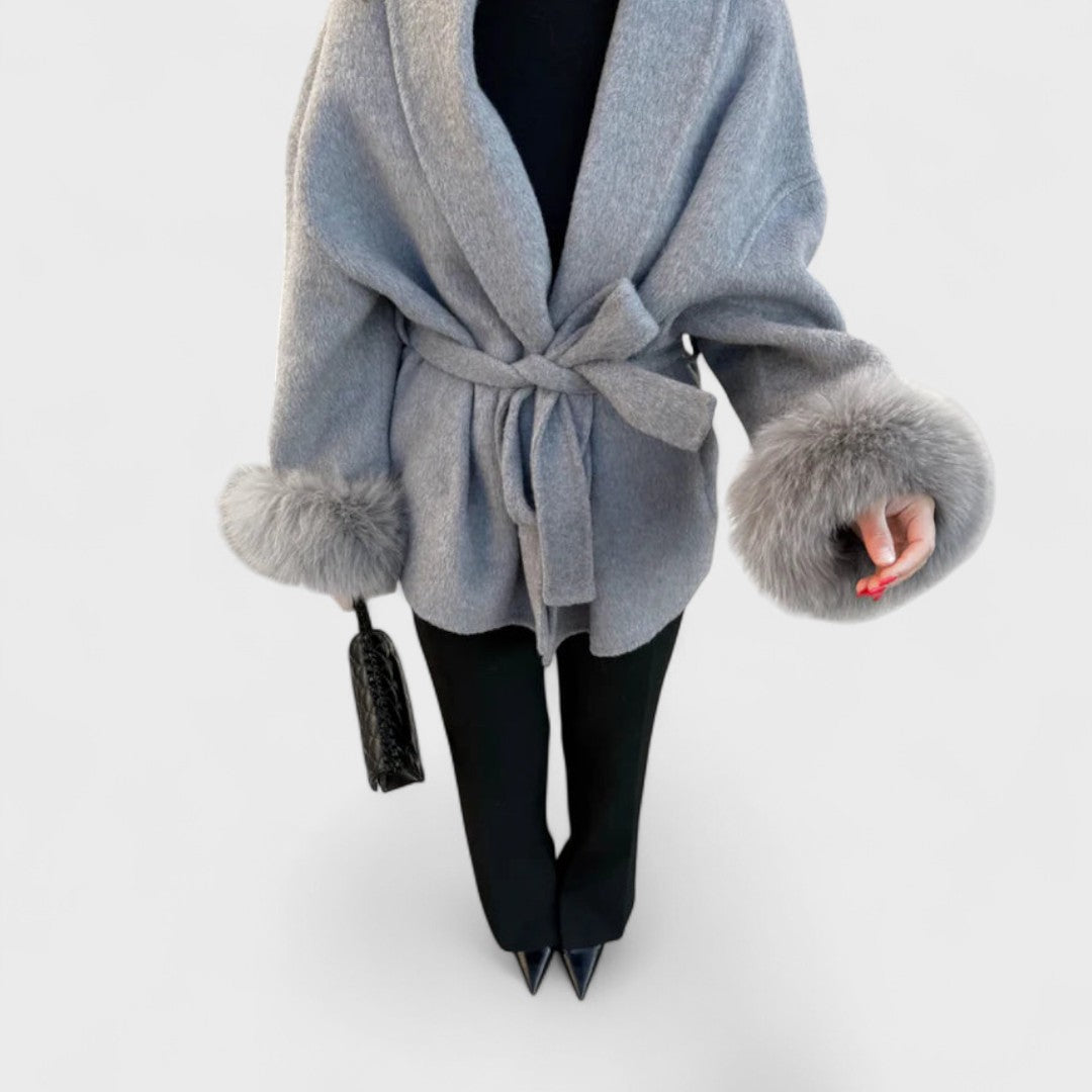 Naomi – Luxe Wool Wrap Coat