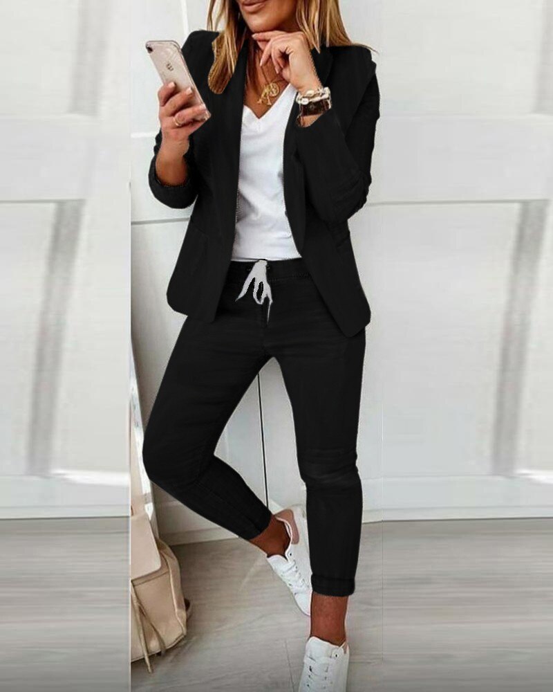 Valerie™ | Stylish Blazer & Trousers Set