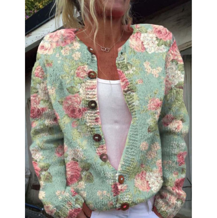 Linsey – Patterned Cardigan