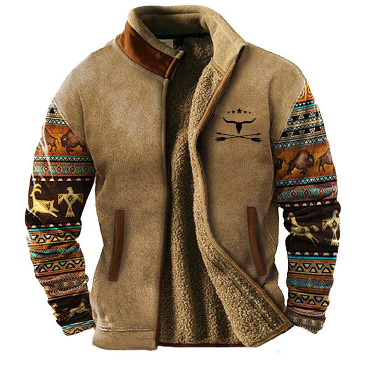 Daley – Patterned Fleece Jacket