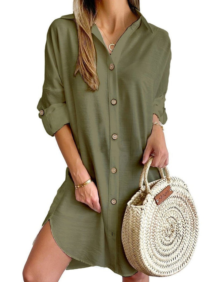 Beatrice | Chic Button Dress