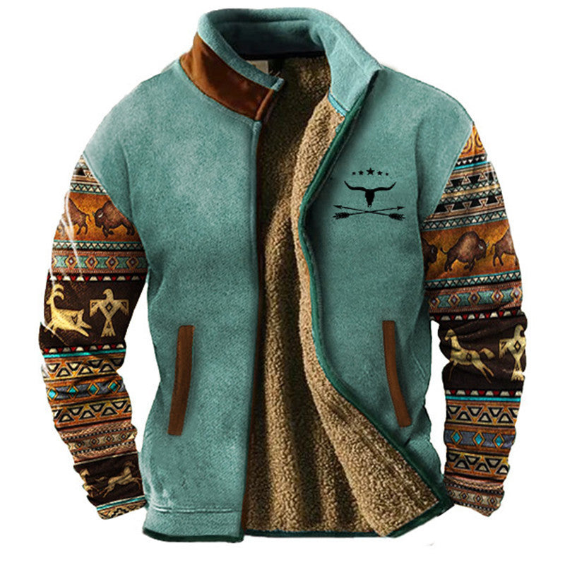 Daley – Patterned Fleece Jacket