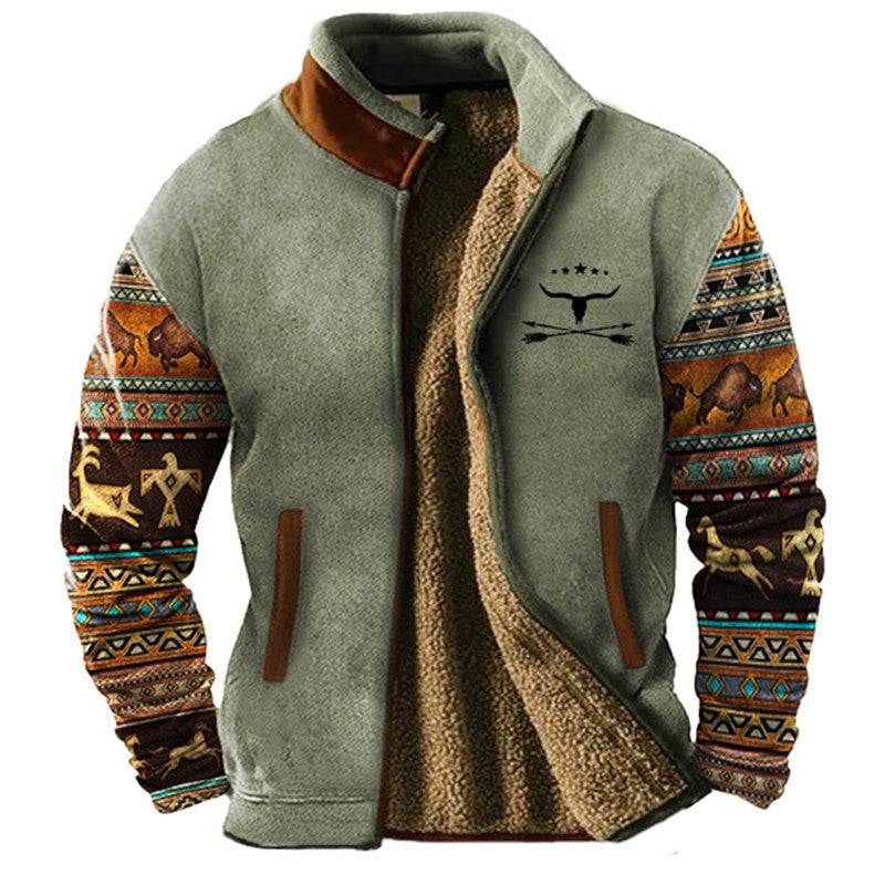 Daley – Patterned Fleece Jacket