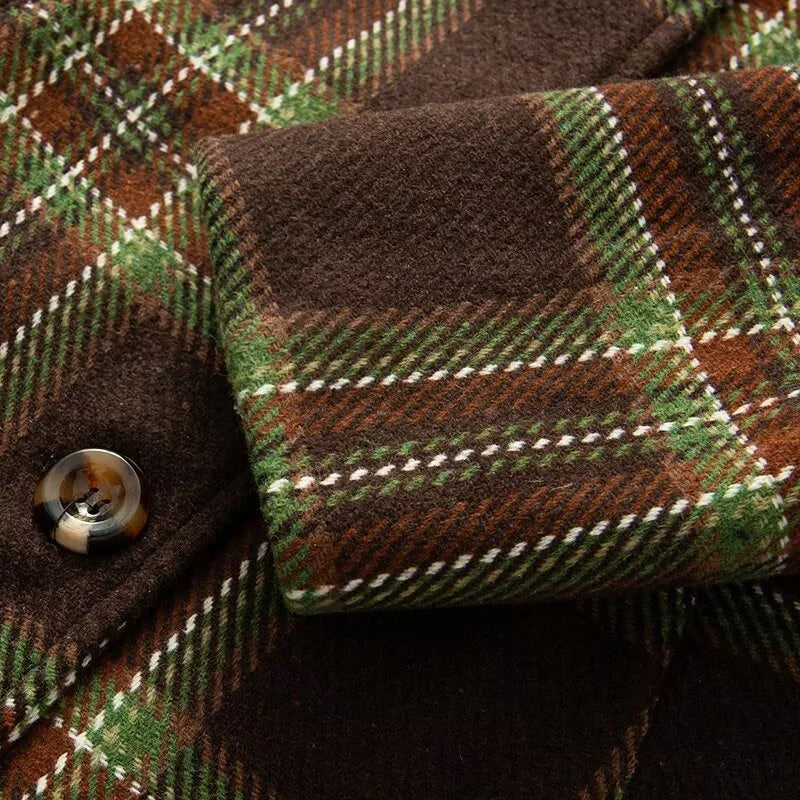 Mara™ | Plaid Tweed Coat