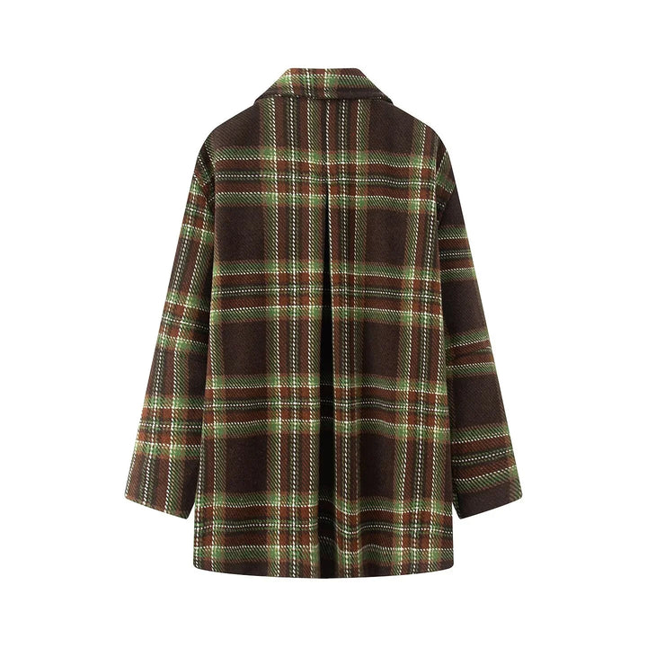 Mara™ | Plaid Tweed Coat