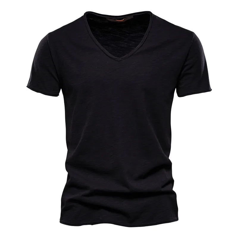 Adam – Classic V-Neck T-Shirt