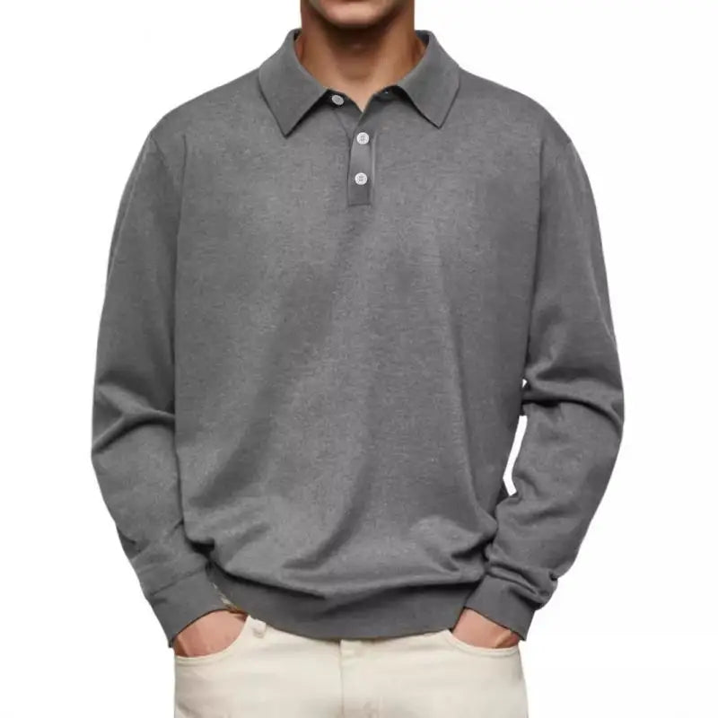 John – Casual Long-Sleeve Polo