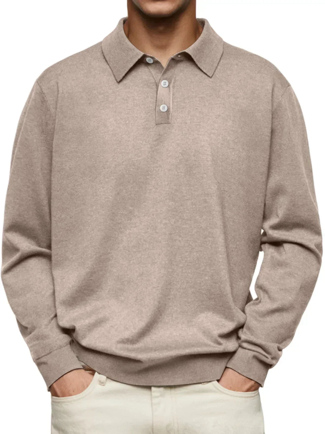 John – Casual Long-Sleeve Polo