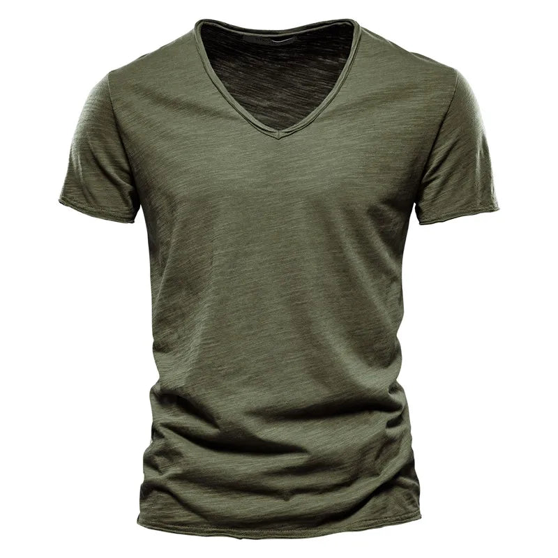 Adam – Classic V-Neck T-Shirt