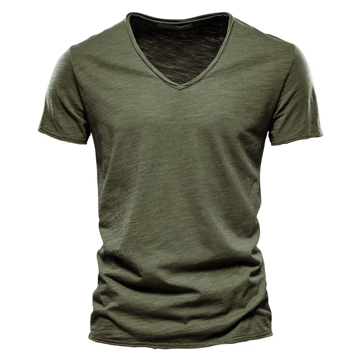 Adam – Classic V-Neck T-Shirt