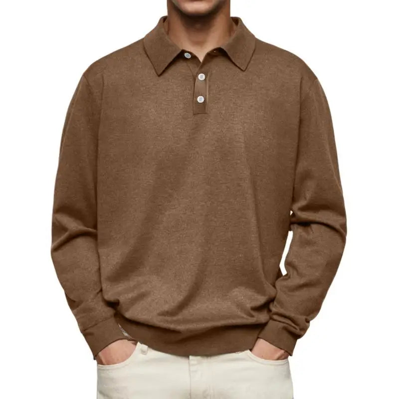 John – Casual Long-Sleeve Polo